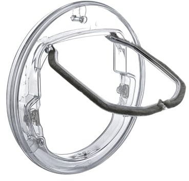Gatera con cierre de 4 vías, puerta para pequeños animales, ideal para ventanas de cristal, orificio de acceso libre, resistente a la intemperie, puerta transparente para gatos y mascotas
