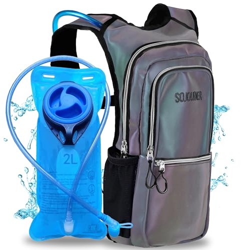 Sojourner Rave Hydration Pack - Hydration Backpack - Hydropack with 2L Bladder - Water Backpack for Festivals, Hiking, Running, Biking and More