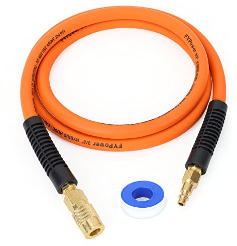 FYPower Hybrid Air Compressor Hose 3/8 in x 6 ft Lead in Air Hose
