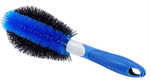 WCBDUT Car Wheel Cleaning Brush, Alloy Wheel Brush for Cleaning Car Wheels Car Brush for Washing the Car and Motorcycle Cleaning - Ideal Car Cleaning Products of Alloy And Steel Rims- Tyre Brush