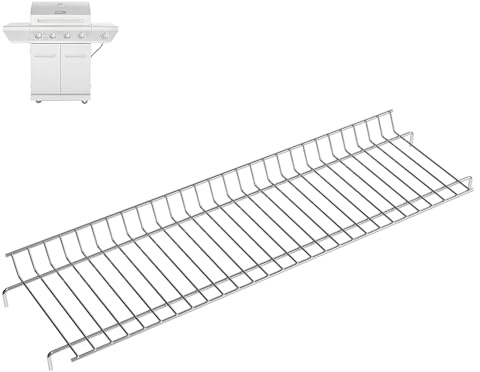Grillrering uppvärmningsställ grilldelar för Nexgrill 720-0830H 720-0958AE 720-0789H, 25,6 tums grillställ sväng bort rutnät för Nexgrill reservdelar 4 brännare