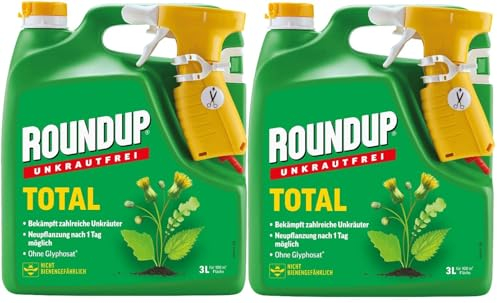 2 X 3L Roundup®Unkrautfrei Total