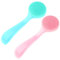 Mabor 2Pcs Silicone Face Brush,Facial Cleansing Scrubber, Soft Skin-Friendly Touch Effective Cleansing Face Wash Brush Exfoliator for Men+Women