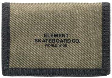 Element Co - Dreifach faltbares Portemonnaie - Unisex - One Size - Grün