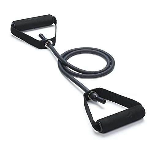 Fitness Elastico Cuerda Puller, 118cm/46,5 Pulgadas 30lb TPE Recta tensión Cuerda Entrenamiento de Fuerza Puller Espalda tirando de la Cuerda de Fitness Banda de Resistencia para Mujeres Hombres