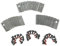 vhbw 30x Ersatz-Messer kompatibel mit Worx Landroid M800i, M800, M700, M 800, M 500 B Rasenmäher - Ersatzklinge Silber, Edelstahl