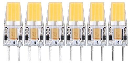 Respicefinem 6pcs gy6 35 lampadina di pannocchia energia risparmio di energia da 5 w Ac dc12v lampadina del soffitto silicone per varie lampade in soggiorno ideale per lampadario