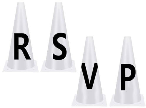 ZYHARUKO 4/8 piezas de conos portátiles de doma blanca apilables para entrenamiento deportivo, equipo de caballo para ecuestres, peso ligero, conos de atletas ecuestres