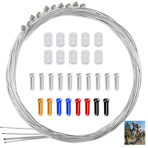 iwui 10pcs Universal Fahrrad Schaltzug 2mx 1,2 mm aus Stahl