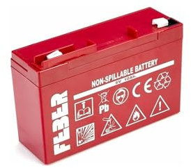 Feber - 800003103 - Accessoire pour Véhicule Electrique - Batterie - 6 V - 12 Ah
