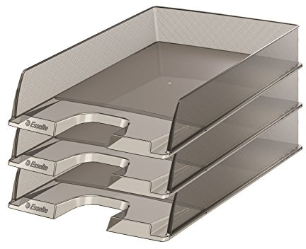 Esselte Europost-brevlåda, transparent, 10 stycken, grå transparent, 623604