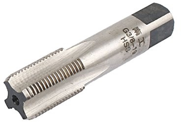 sourcingmap G3/8-19 BSP 55 graders 4 flöjter HSS rörgängtapp 70 mm längd
