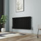 NRG Column Radiator Black 600x1190mm Double Traditional Cast Iron Style Heater Interior Designer Horizontal Bathroom Radiators