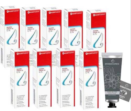 NASENSPRAY AL 0,1% Erwachsene Set mit 6 x 10 ml inkl. Handcreme ODER Handseife von Apotheken-Express