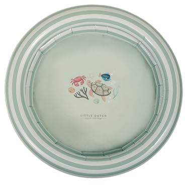 Little Dutch 2012390 Schwimmbecken/aufblasbares Planschbecken - Fresh Greens grün (80 cm)