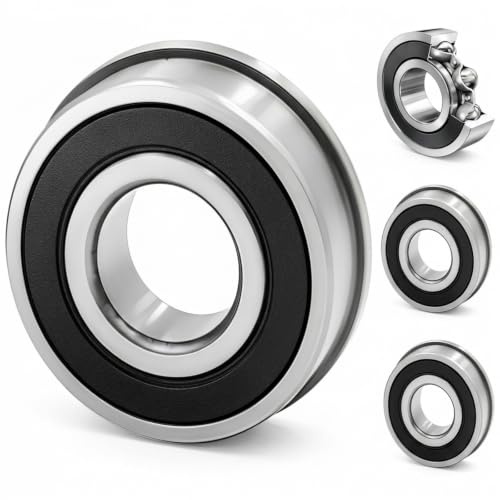 COZERI 4 st 20 x 35 x 11 mm kullager skottkärra lager F6003-20-2RS flänskullager högkvalitativa kullager för fordon och maskin