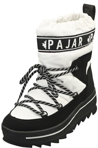 PAJAR Womens Galaxy Pull On Waterproof Snow Boot - White - 8 UK