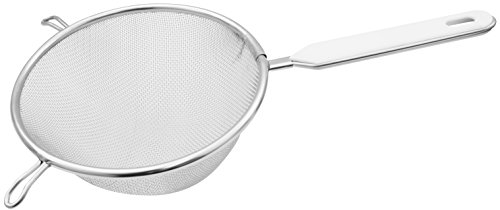 Fackelmann Inserto Maniglia setaccio, Plastica Acciaio Inossidabile, Bianco/Argento, 160 mm