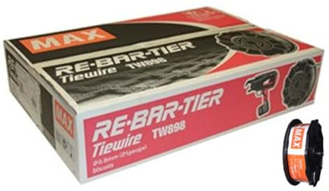 MAX Bindedrahtrolle Typ TW 898 - blank - Preis für VE 50 Stk.