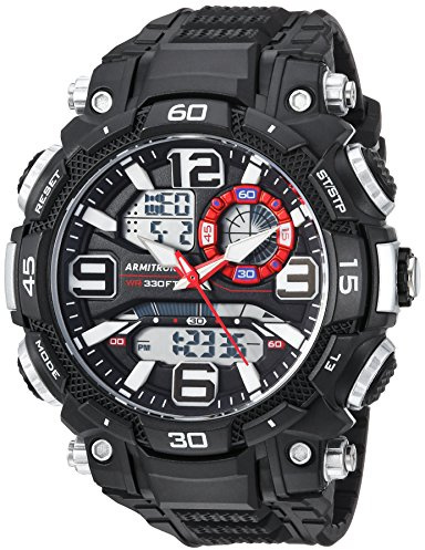 Armitron Sport Men's Analog-Digital Chronograph Resin Strap Watch