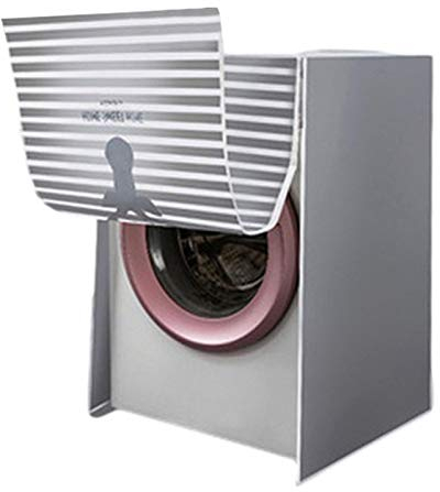 Sroomcla Funda para Lavadora Protector Solar Impermeable para Lavadora Carga Frontal Carefully