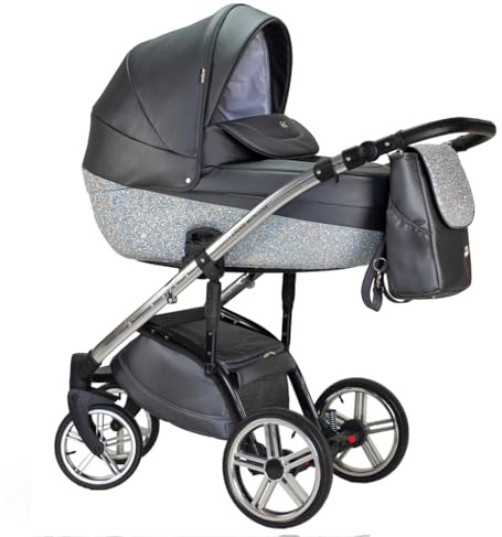Elcar Kinderwagen-Set 2 in 1 Vip Lux inkl. Sportsitz - 11 Teile - Space