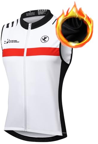 UGLY FROG 2026 Giacca da Ciclismo Invernale degli Uomini Gilet Termico Impermeabile 3 Tasche per Biciclette MTB in Corsa Sport all'aperto