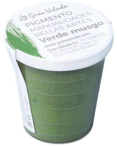 Pigmento verde musgo para manualidades | 150 cc
