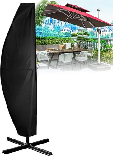 Parasol de Balcon Semi-Circulaire de 8 x 4 Pieds, Parasol Mural, réglable en Hauteur, Demi-Parasol extérieur avec manivelle et 5 Nervures, Une Couleur, 265 x 40/70/50 cm