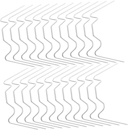 Happyyami 100 Stück Gewächshauszubehör W-draht-glasklammern Verstärkungsklammern Für Und Wartung