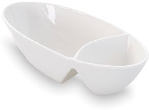 Lacor - 61244 - Plateau en porcelaine olive, 19x9 cm, convient pour le four, le micro-ondes et le lave-vaisselle, idéal pour servir des hors-d’œuvre et des sauces, design élégant et durable