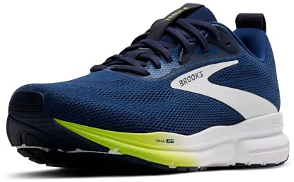 BROOKS Trace 4, Sneaker herr, 44.5 EU, Marinblå peacoat syra lime, 44.5 EU