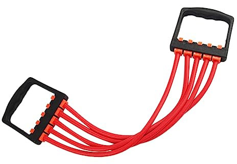 Garneck Ajustable para Entrenamiento Casa y Gimnasio Banda Resistente para Fortalecer Pectorales Brazos y Color Aleatorio