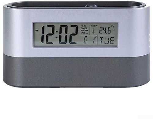 Modern Digital Desk Gadget Multi functional Alarm Clock with Integrated Pen Holder & Timer
