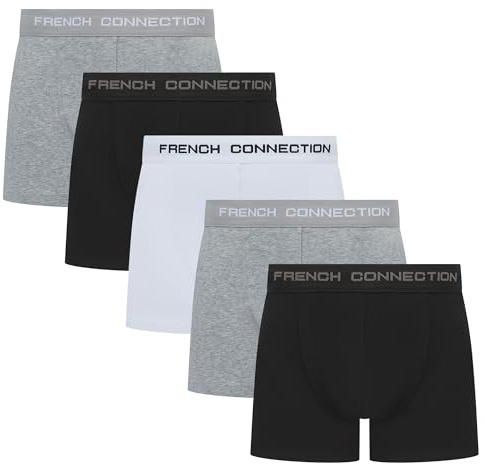 French Connection FC91 Mens Boxer Shorts Multipack Cotton Stretch Underwear