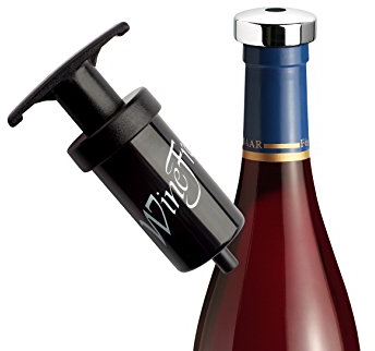 Wecomatic Wine Fresh de Luxe II – Elegante tappo per bottiglia di vino con pompa a vuoto
