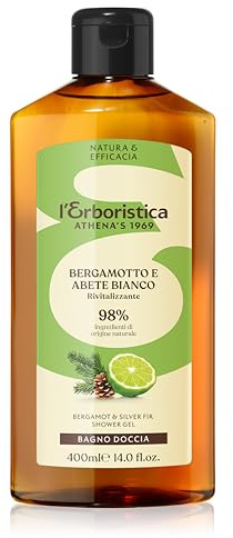 ATHENA'S HERBORISTIC SHOWER MOUSSE BERGAMOTTO & WHITE FIR 400ML REVITALIZING HYDRATING