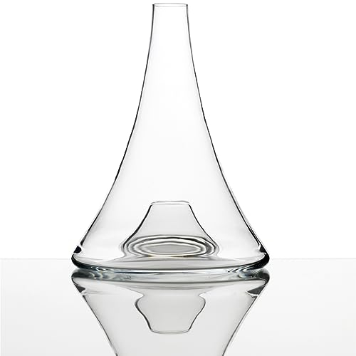 Stölzle Lausitz Dekanter Erebus Vulkanos 1,5 l – Eleganter Rotwein Dekantierer für optimale Aromenentfaltung – Hochwertige Weinkaraffe aus mundgeblasenem Kristallglas – Spülmaschinengeeignet