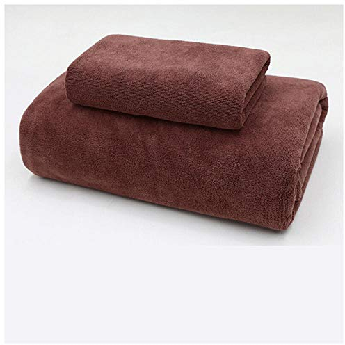 GBYJ Duschtücher Beauty-Salon schnell trocknendes Handtuch Handtuch-Set saugfähigen Massagebett Betttuch großes Handtuch-Dunkelbraun Verdickung_180x80cm Badetücher NO.877