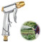 Heavy Duty Metal Garden Hose Nozzle 100% Heavy Duty Metal Water Gun Garden Hose Spray Gun Hose Spray Gun Metal for Car & Pet Washing, Plants Watering, Lawn and Garden Cleaning