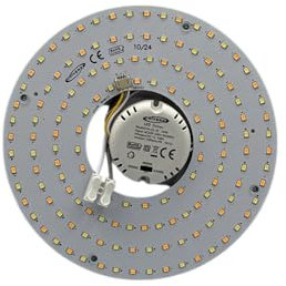 GASIASHOP SRL CIRCOLINA MAGNETICA NEON LED PIASTRA DISCO ANELLO PLAFONIERA CIRCOLARE LAMPADA T9 G10Q 24W Ø19CM COLORE LUCE SELEZIONABILE CCT 3IN1 3000K - 4000K -6500K