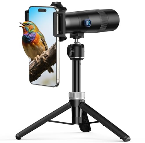 Evil Eye 30X Handy Teleobjektiv mit Stativ, 4K HD Teleobjektiv für Smartphone, Metallrahmen & 30X Zoom, Kompatibel mit iPhone & Android, Ideal für Reise- & Sportfotografie