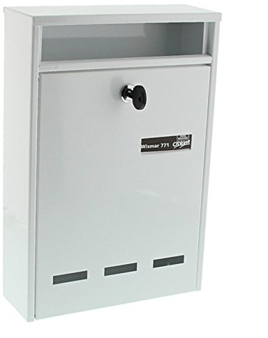 BURG-WÄCHTER, Boîte aux Lettres 771 WISMAR, Blanc, 12930