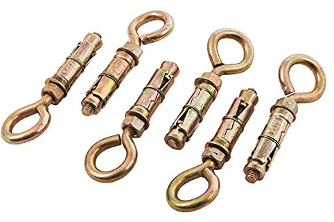Am-Tech S5965 - Anclaje de perno (8 mm), pack con 6 unidades