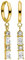 PURELEI® Powder Ohrringe (Gold) – Damenohrringe aus langlebigem Edelstahl – Wasserfeste Ohrringe Damen – 1,4 cm Durchmesser – Modeschmuck für deinen individuellen Look