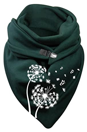 Trachten Halstuch Damen, Fransen Beige Kariert Tücher Schal Quadratisch Dicke Baumwolle Warm Halstücher Dreiecksschal Winter Weich Grün Winterschal Damenschal