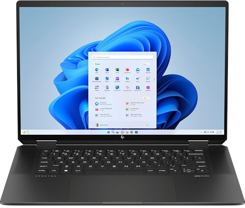 HP Spectre x360 16-aa0001sl Convertibile, Intel Core Ultra 7 155H, Intel Evo Edition, Copilot, AI, RAM 16GB LPDDR5, SSD NVMe 1TB, Display Touch, 2.8K OLED VRR 120Hz 400 Nits, Windows 11, Nero