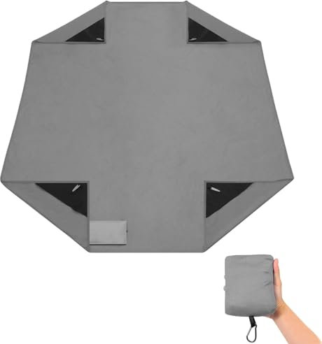 Gelewuld Stranddecke Pocket Blanket, Picknickdecke 150 * 180 cm für 2-4 Erwachsene, wasserdicht sanddicht schnell trocknend Outdoor Picknickdecke für Reisen, Camping, Wandern