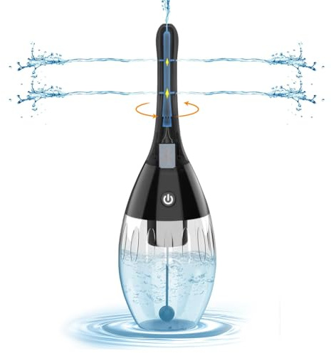 Poire à lavement intime Électrique - Poire de lavement Anus & Vaginale pour Homme Femme, Bidet Intime Portable à 5 Modes, Idéal pour Lavement du Côlon, Douche Anale en Voyage