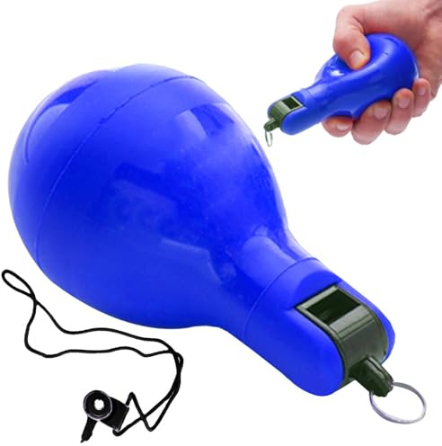 Vgvgaj silbato mano árbitro higiene higiene deportes whistle 12.8x6.7cm silbato pera profesional silbatos presión PVC ruidoso silbatos mano presión para baloncesto fútbol